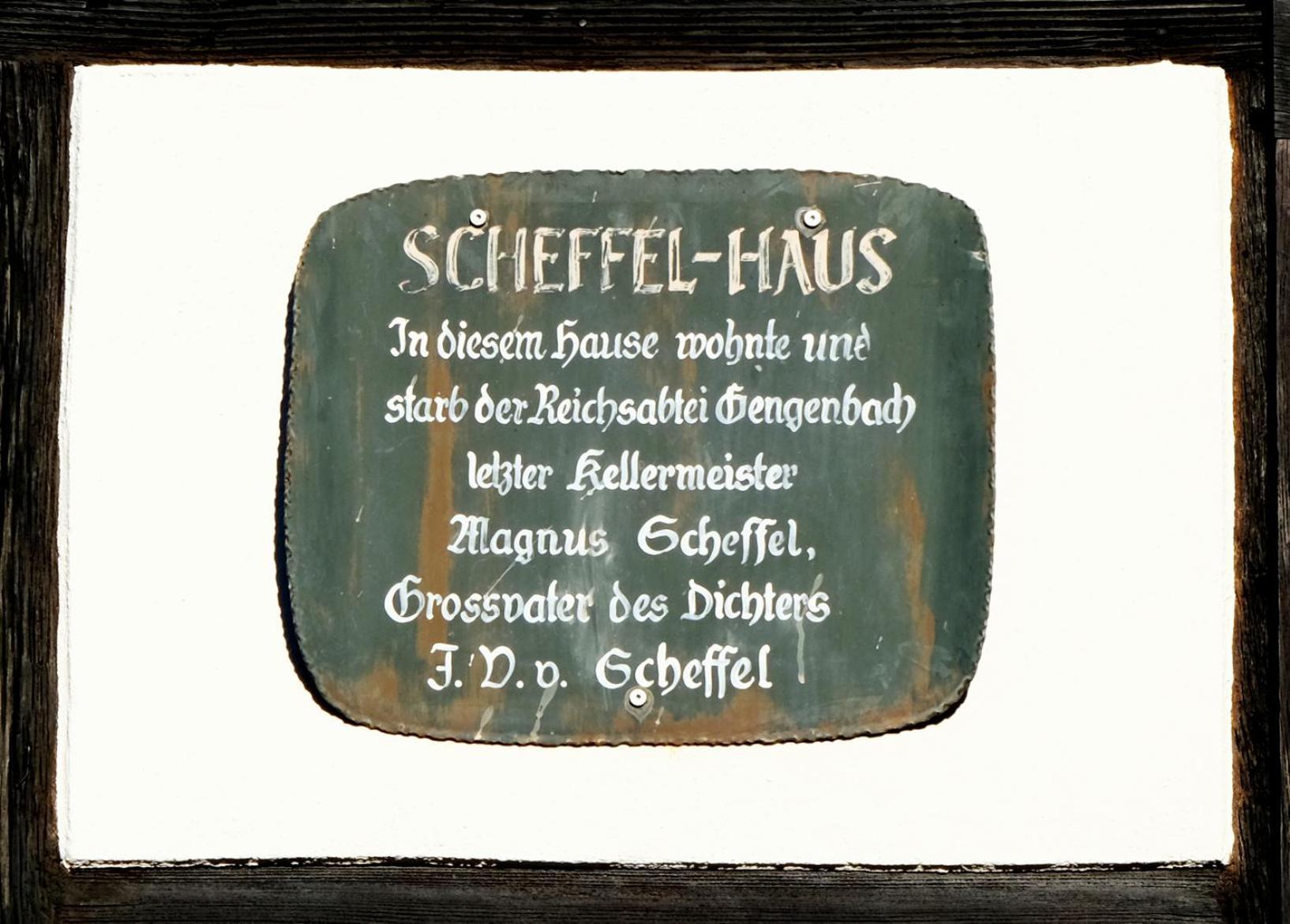 Ferienwohnung Scheffelhaus Gengenbach Esterno foto
